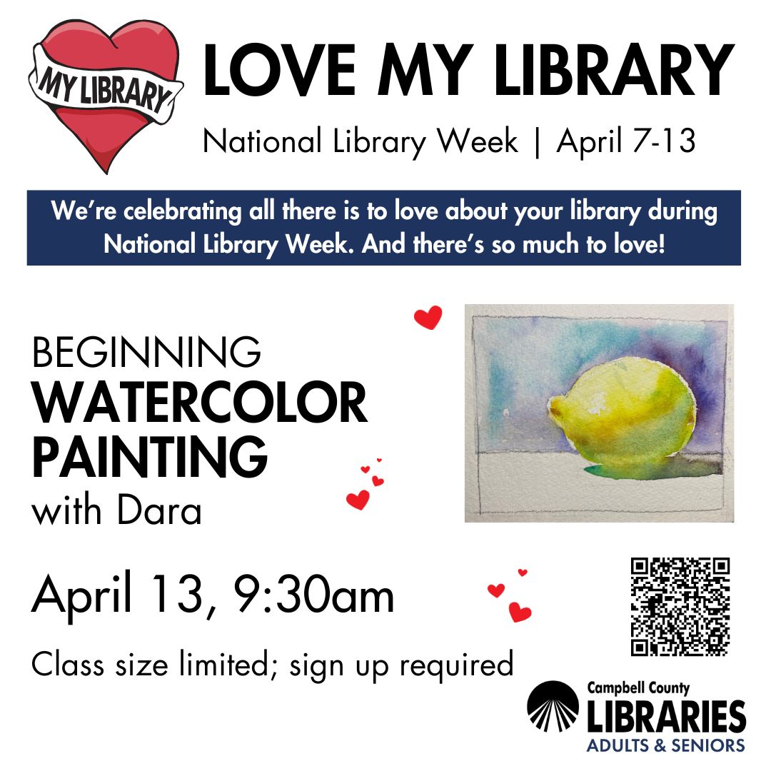 CCPL Watercolor Painting Class