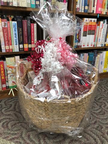 photo of the chocolate basket prize