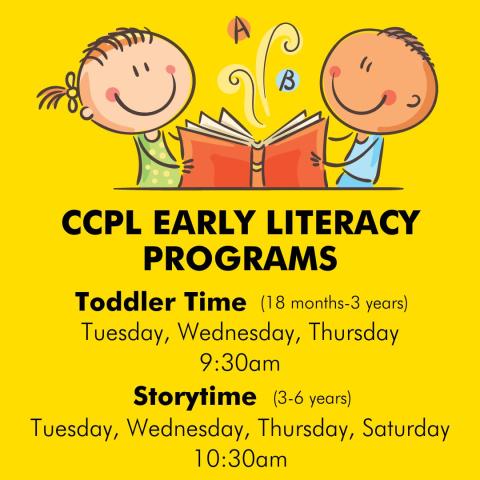 CCPL Early Literacy Programs