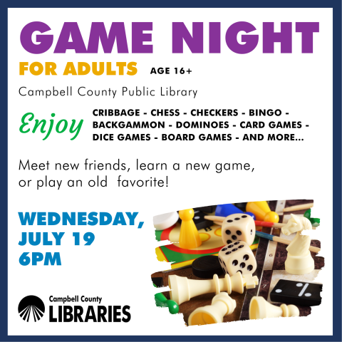 CCPL Game Night for Adults