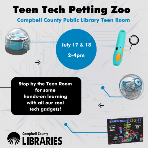 CCPL Teen Tech Petting Zoo