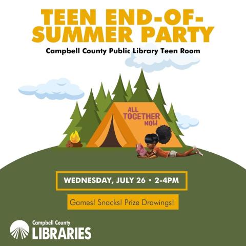 CCPL Teen End-of-Summer Party