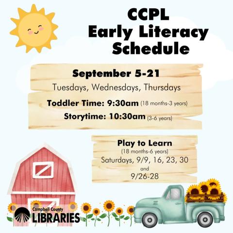 CCPL Early Literacy Programs