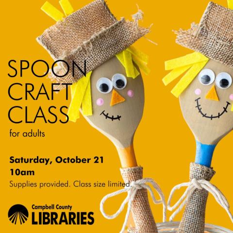 CCPL Wooden Spoon Craft Class