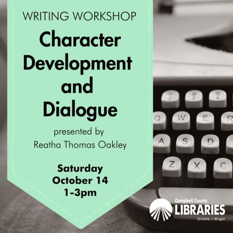 Character Development Writing Workshop