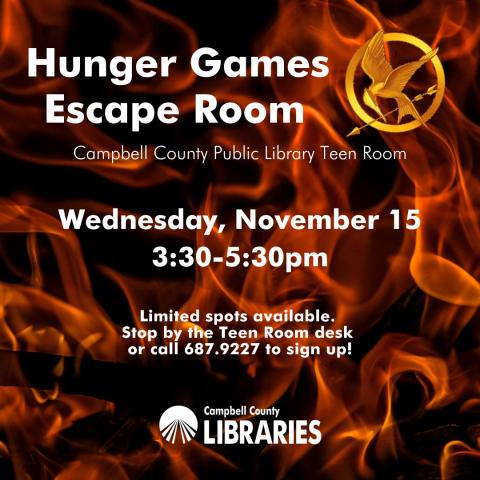 CCPL Teen Escape Room