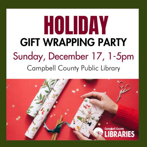 CCPL Holiday Gift Wrapping Party