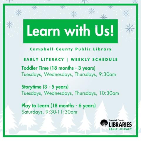 CCPL Early Literacy Programs