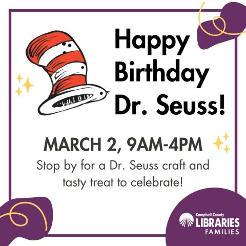 CCPL Dr. Seuss Birthday Celebration