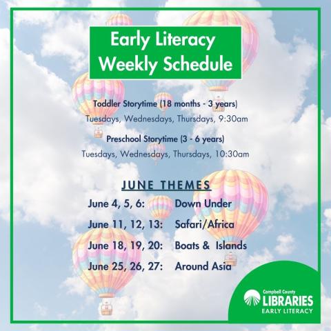 CCPL Early Literacy Programs