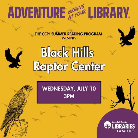 Black Hills Raptor Center at CCPL