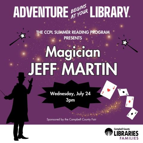 CCPL presents Magician Jeff Martin