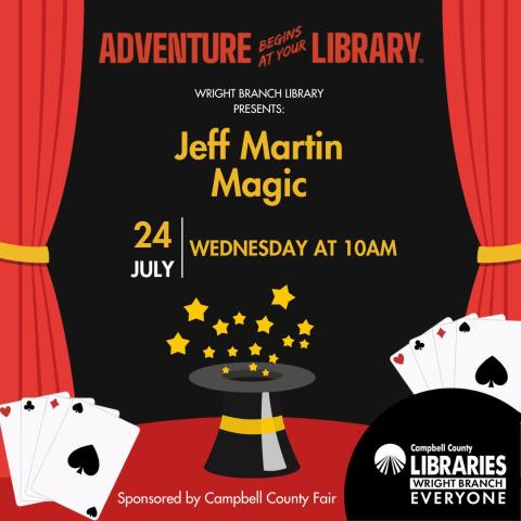 WBL presents Jeff Martin, Magician