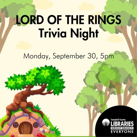 WBL Lord of the Rings Trivia Night