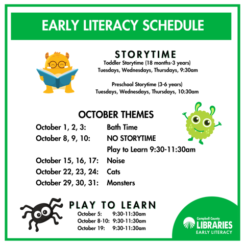 CCPL October Storytimes