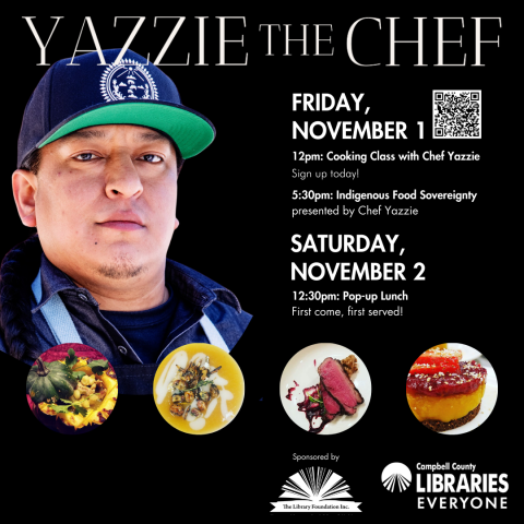 Chef Brian Yazzie at CCPL