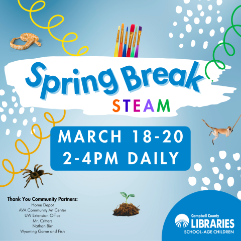 CCPL K-6 Spring Break STEAM