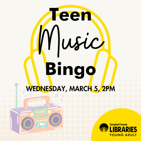 CCPL Teen Music Bingo