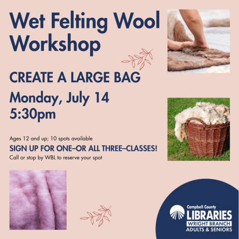 WBL Wet Felting Wool Workshop