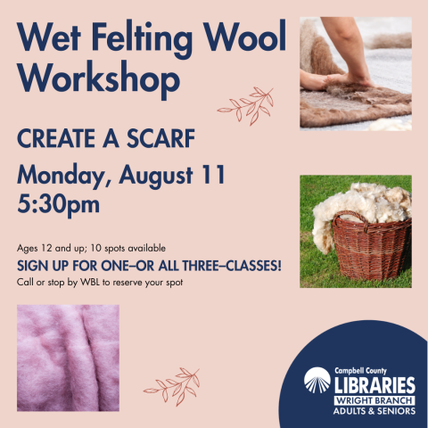 WBL Wet Felting Wool Workshop