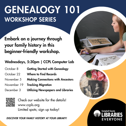 Genealogy 101 Workshop Series