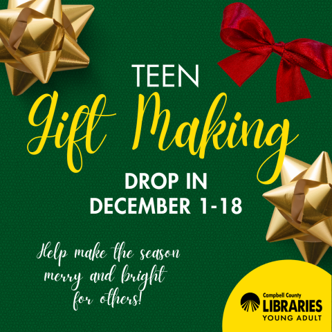 CCPL Teen Gift Making