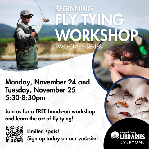 CCPL Fly Tying Class: Beginner