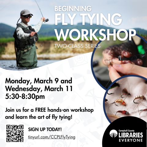CCPL Fly Tying Class: Beginner