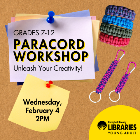 CCPL Teen Paracord Workshop
