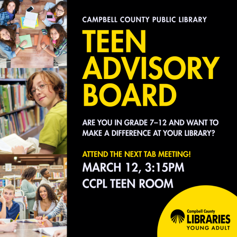CCPL Teen Advisory Board