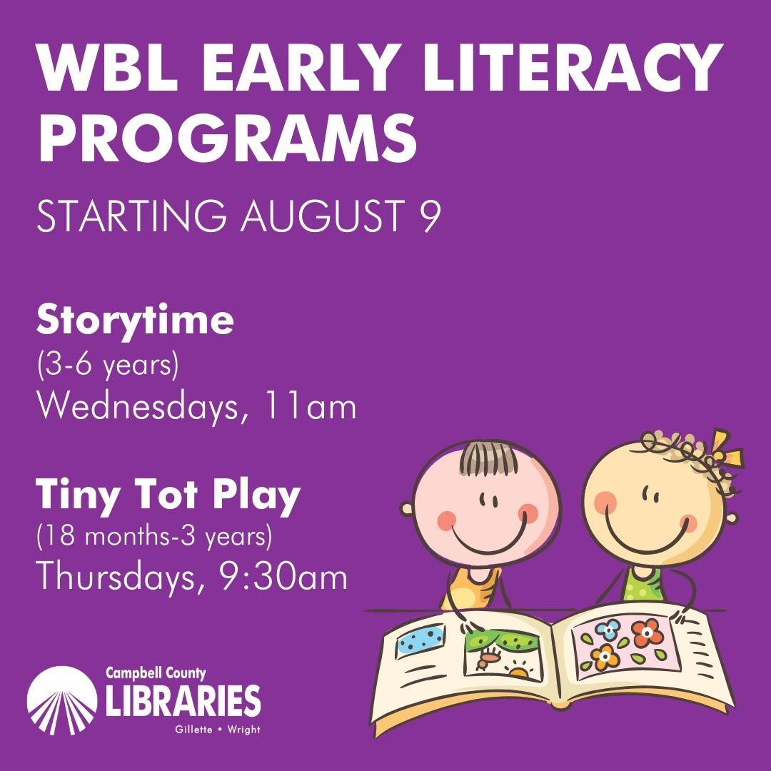 WBL Early Literacy Programs