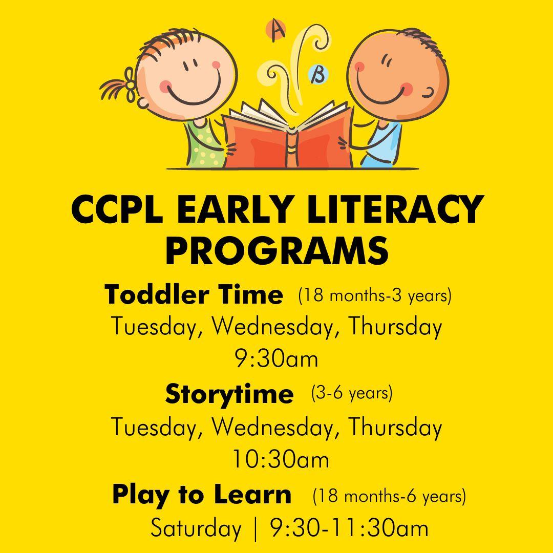 CCPL Early Literacy Programs