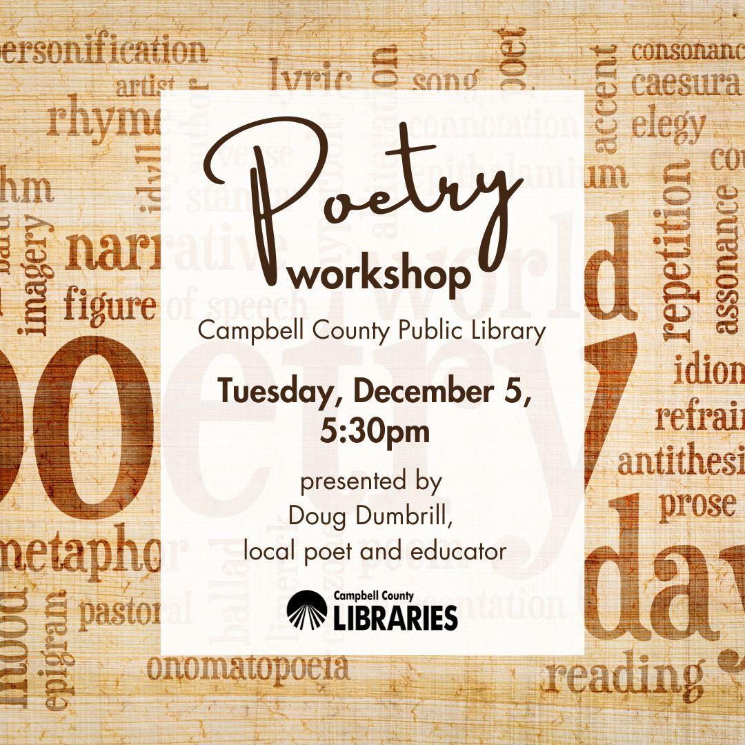 CCPL Poetry Workshop