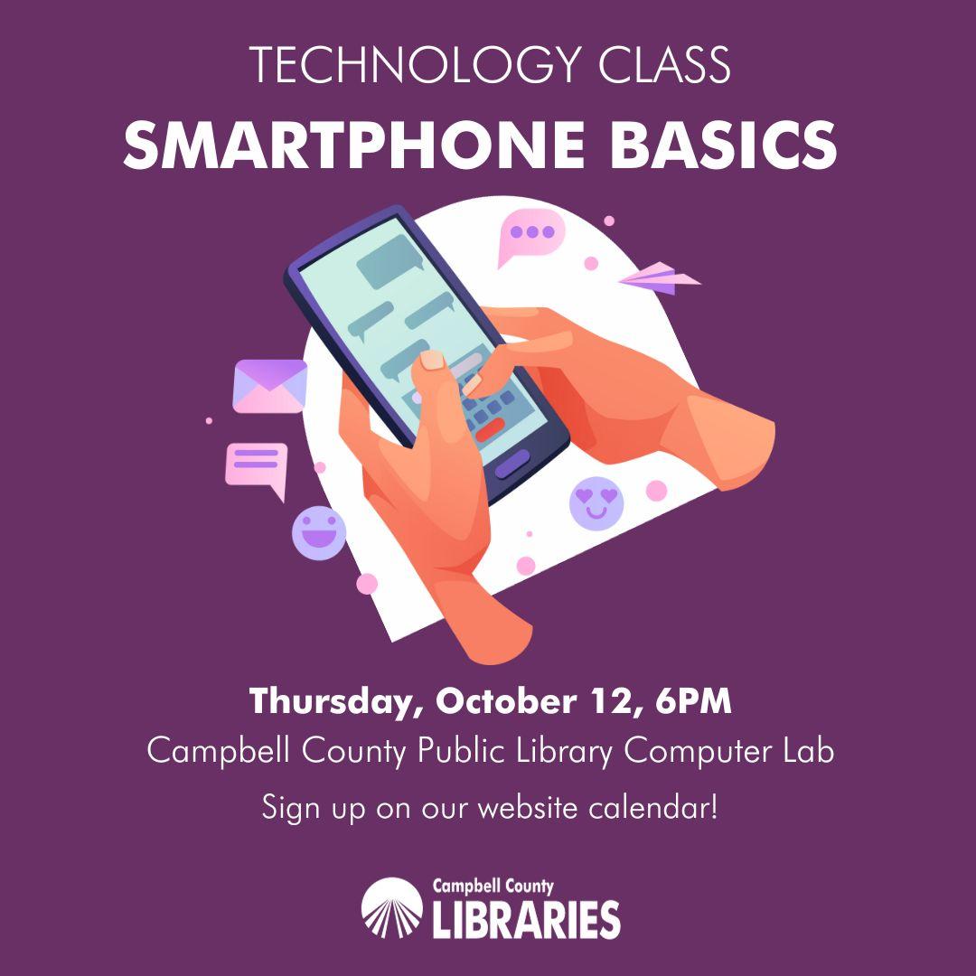 CCPL Smartphone Basics class