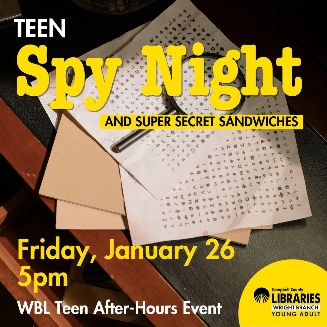 WBL Teen Spy Night