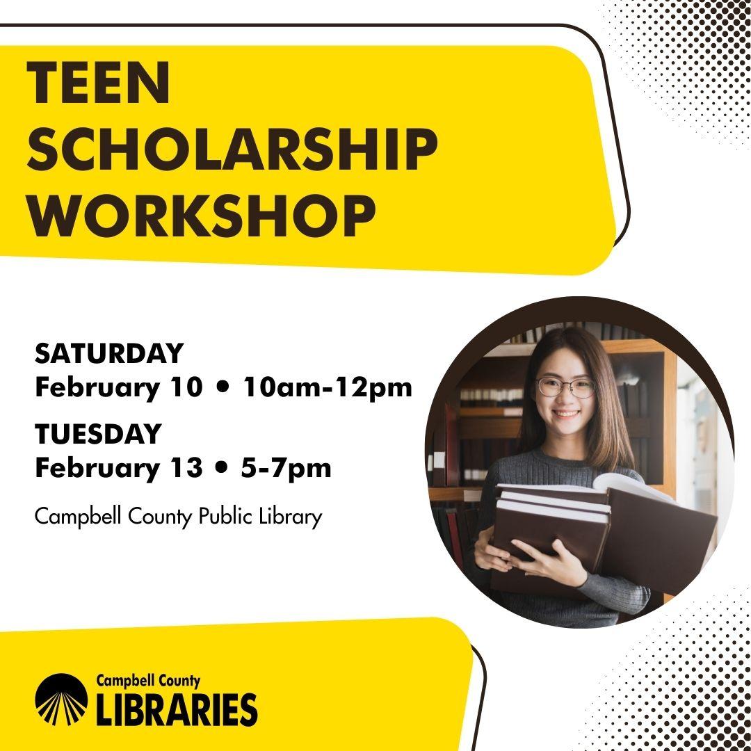 CCPL Teen Scholarship Workshops