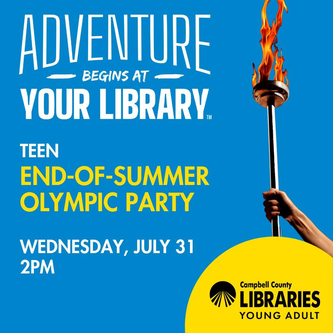 CCPL Teen End-of-Summer Olympics