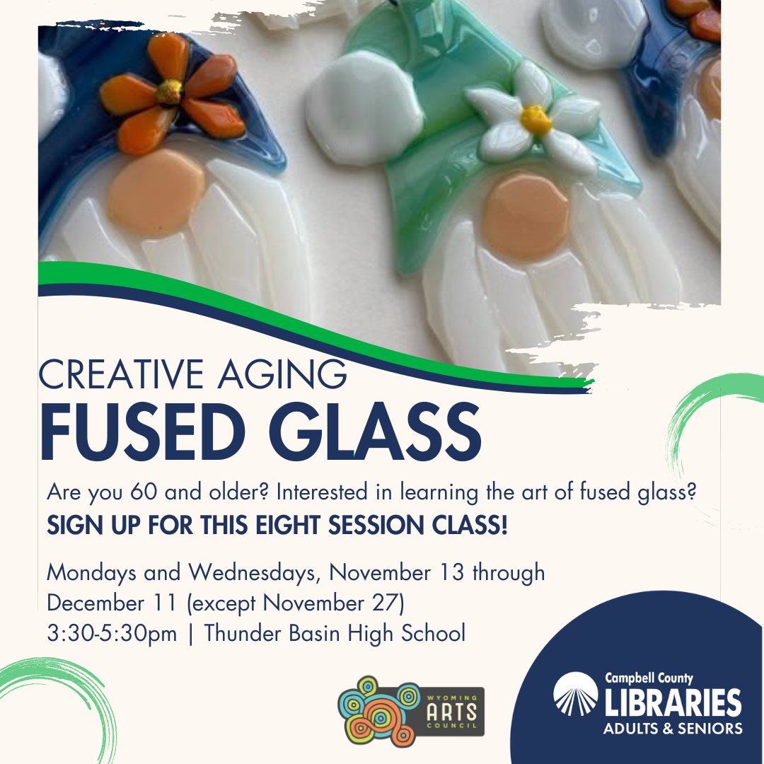 Creative Aging Fused Glass Class