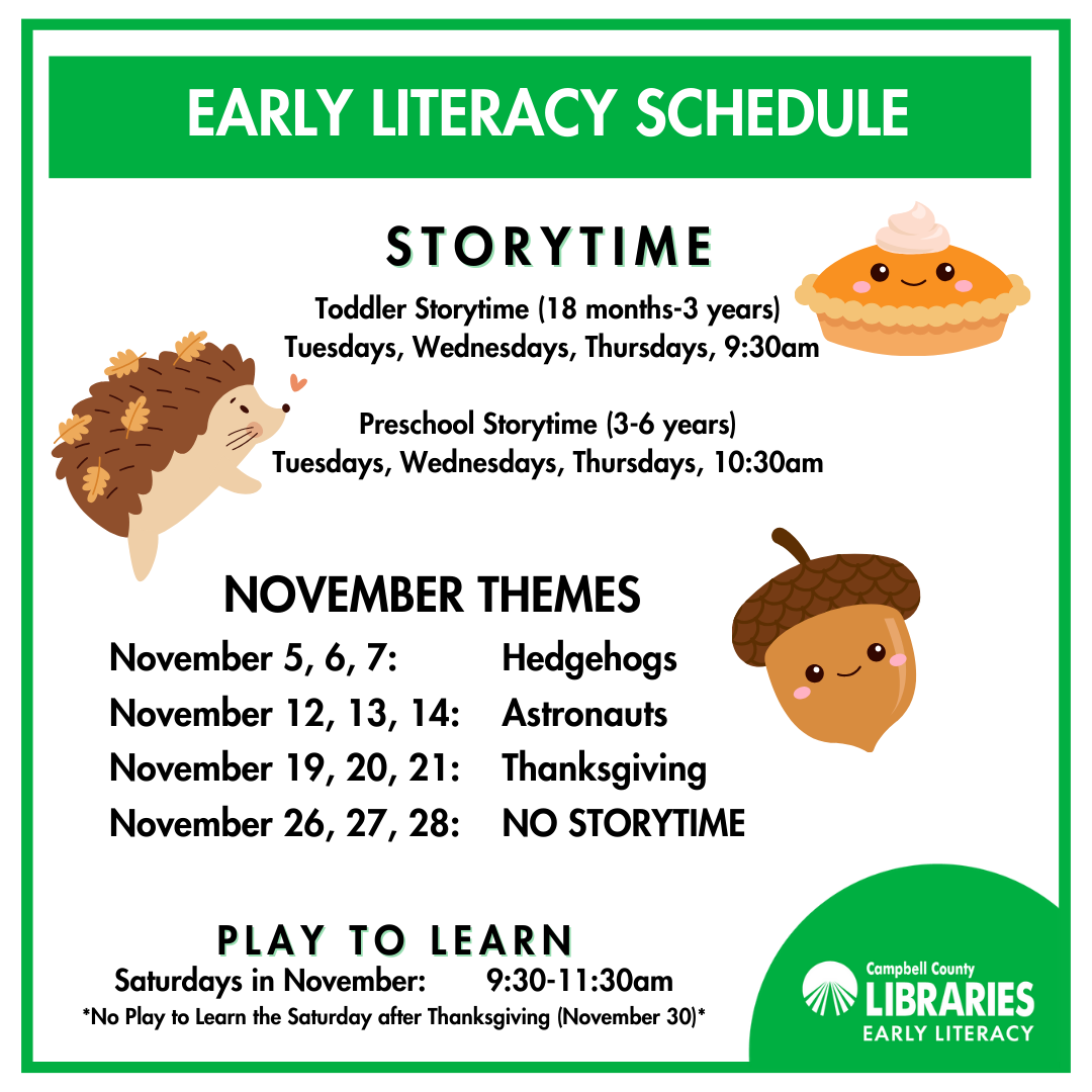 CCPL November Storytime