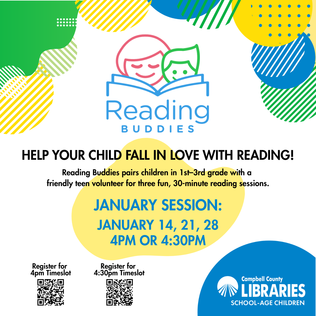 Reading Buddies January 4:30pm